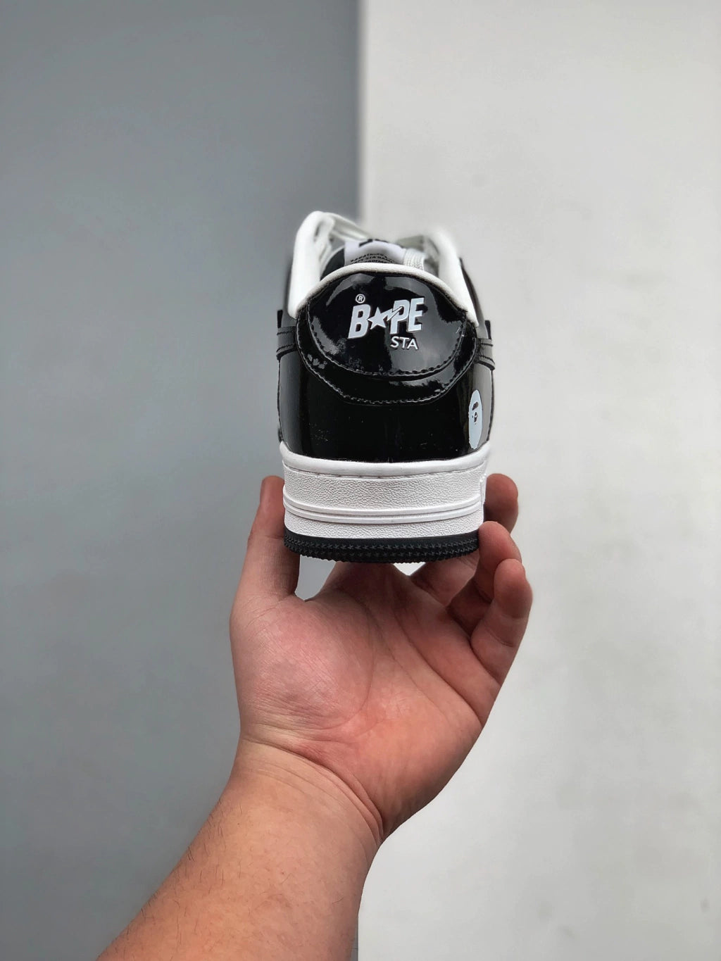 Tênis Bape Sta Low - Preto/Branco