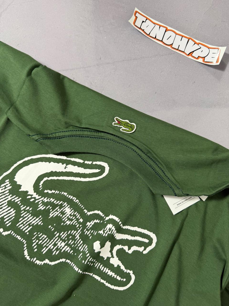 Camiseta Lacoste Logo Failed - Verde