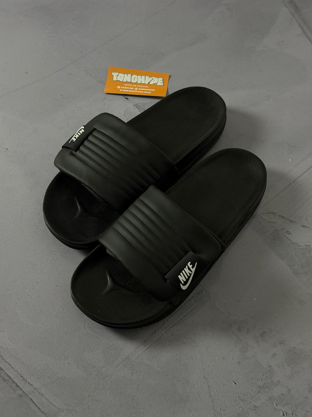 Chinelo Slide Nike Offcourt Adjust - Preto