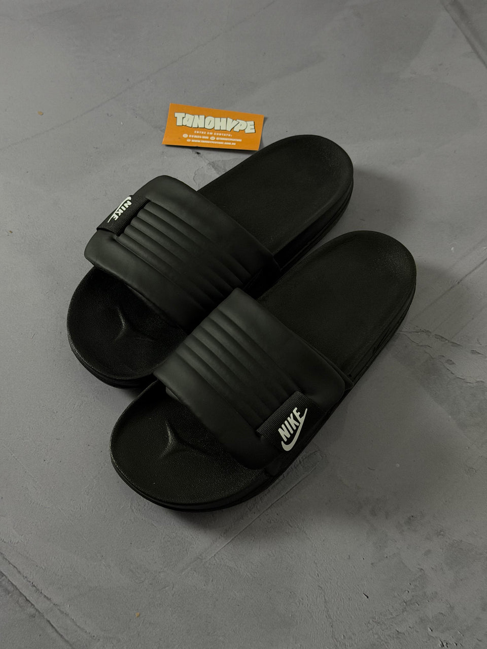 Chinelo Slide Nike Offcourt Adjust - Preto