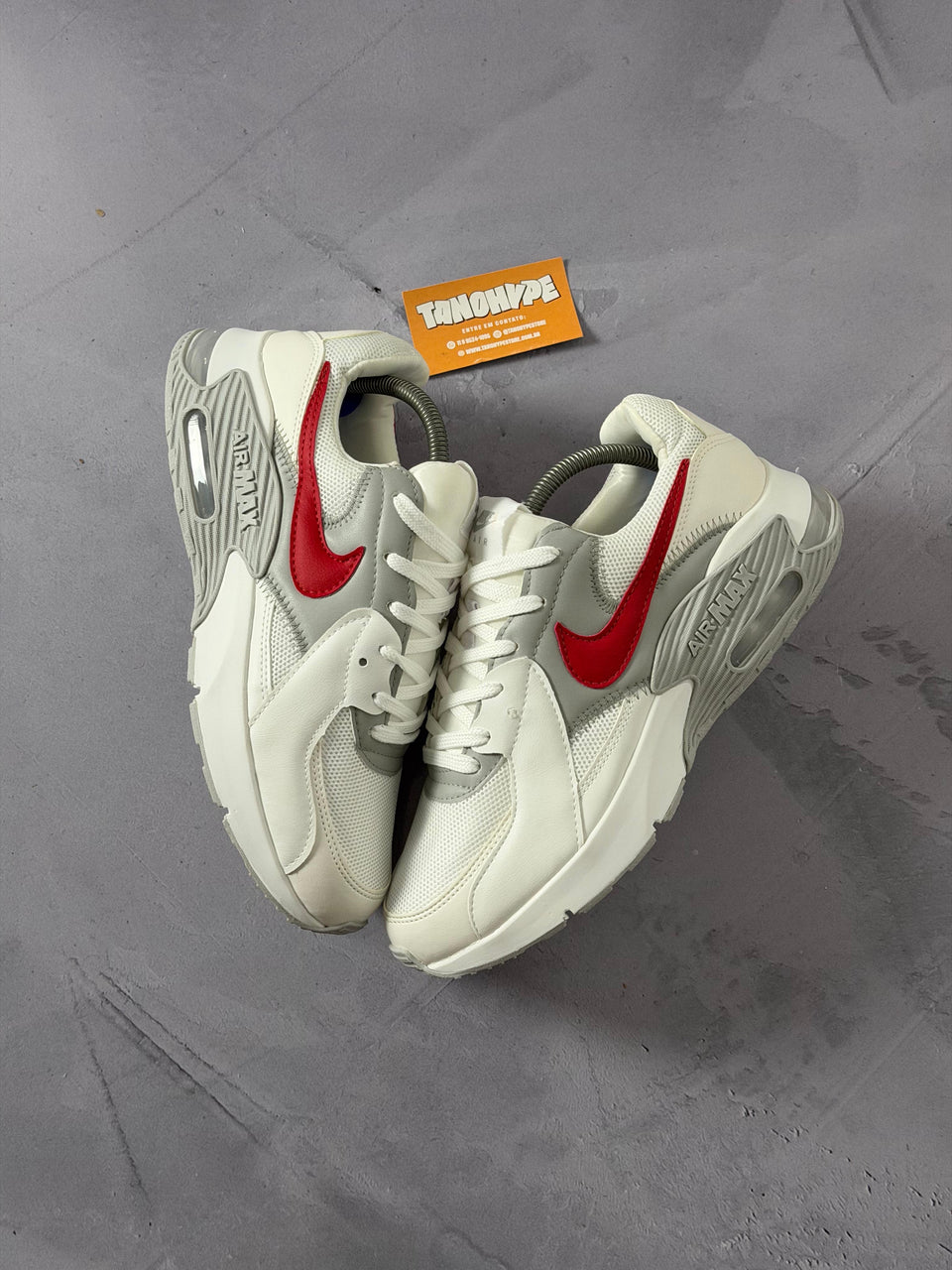 Tênis Nike Air Max Excee - Branco/Vermelho