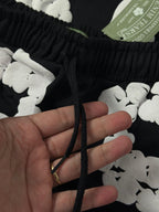 Shorts Moletom Denim Tears - Preto