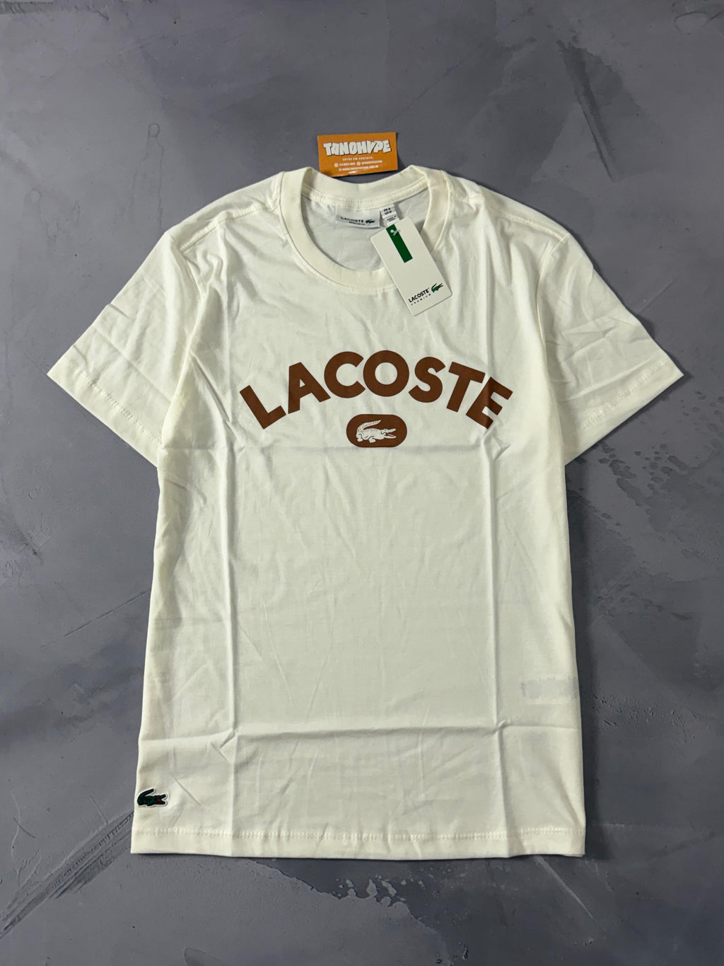 Camiseta Lacoste Live - OffWhite