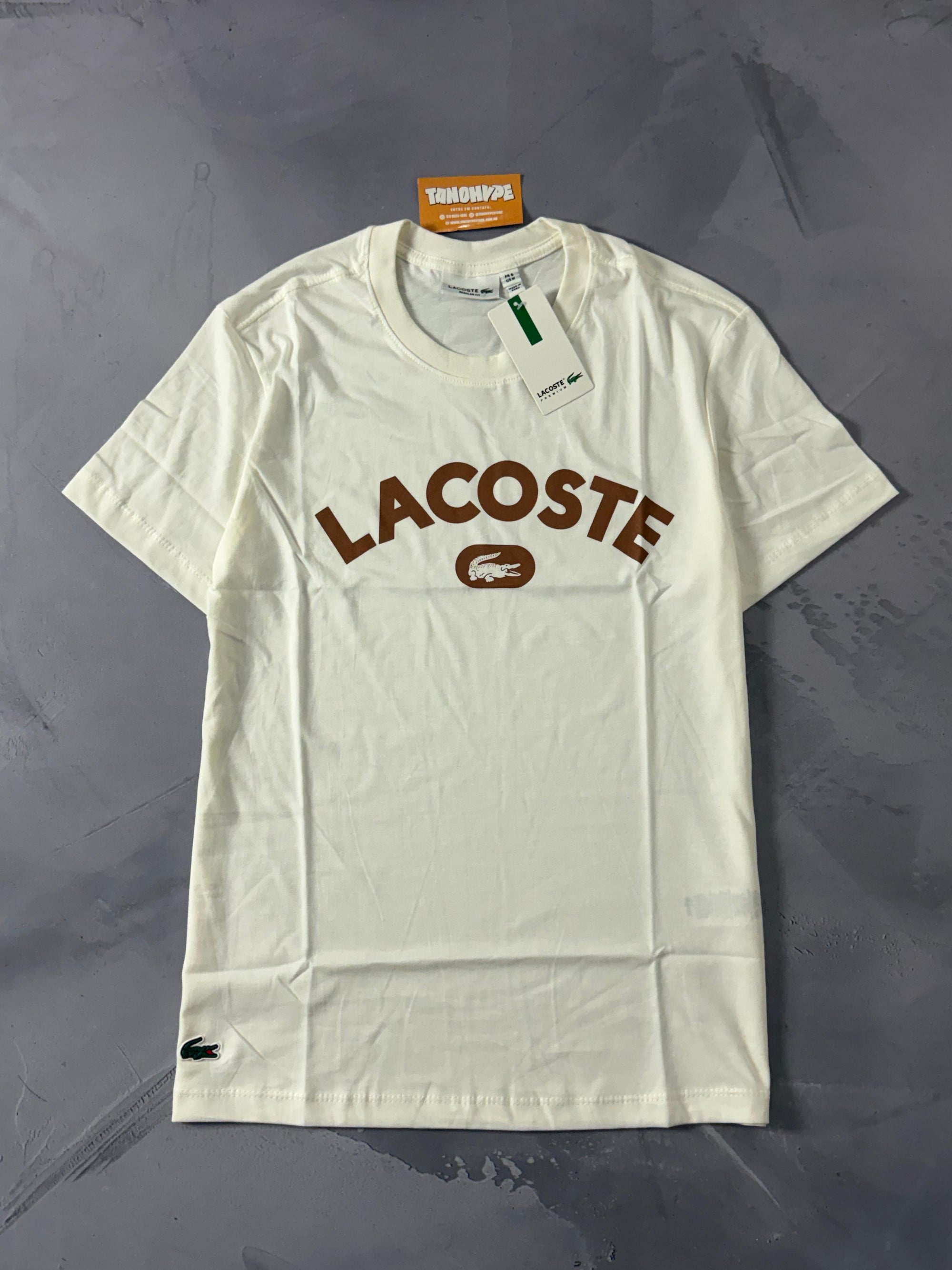 Camiseta Lacoste Live - OffWhite