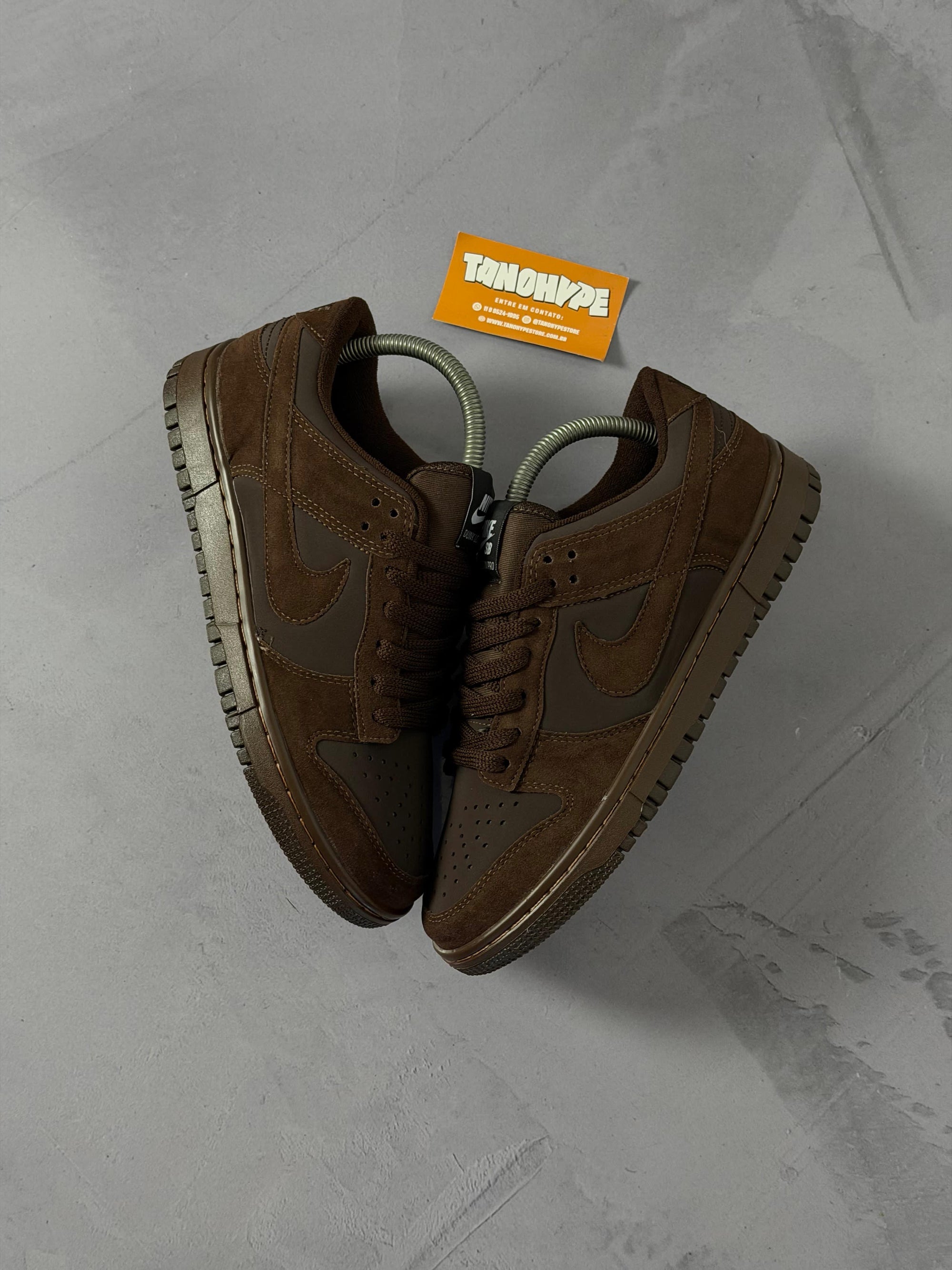 Tênis Nike Dunk - Marrom Camurça