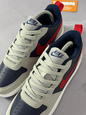 Tênis Nike Borough - Cinza/Vermelho/Azul
