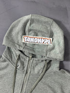 Moletom Nike Club C/Zíper - Cinza