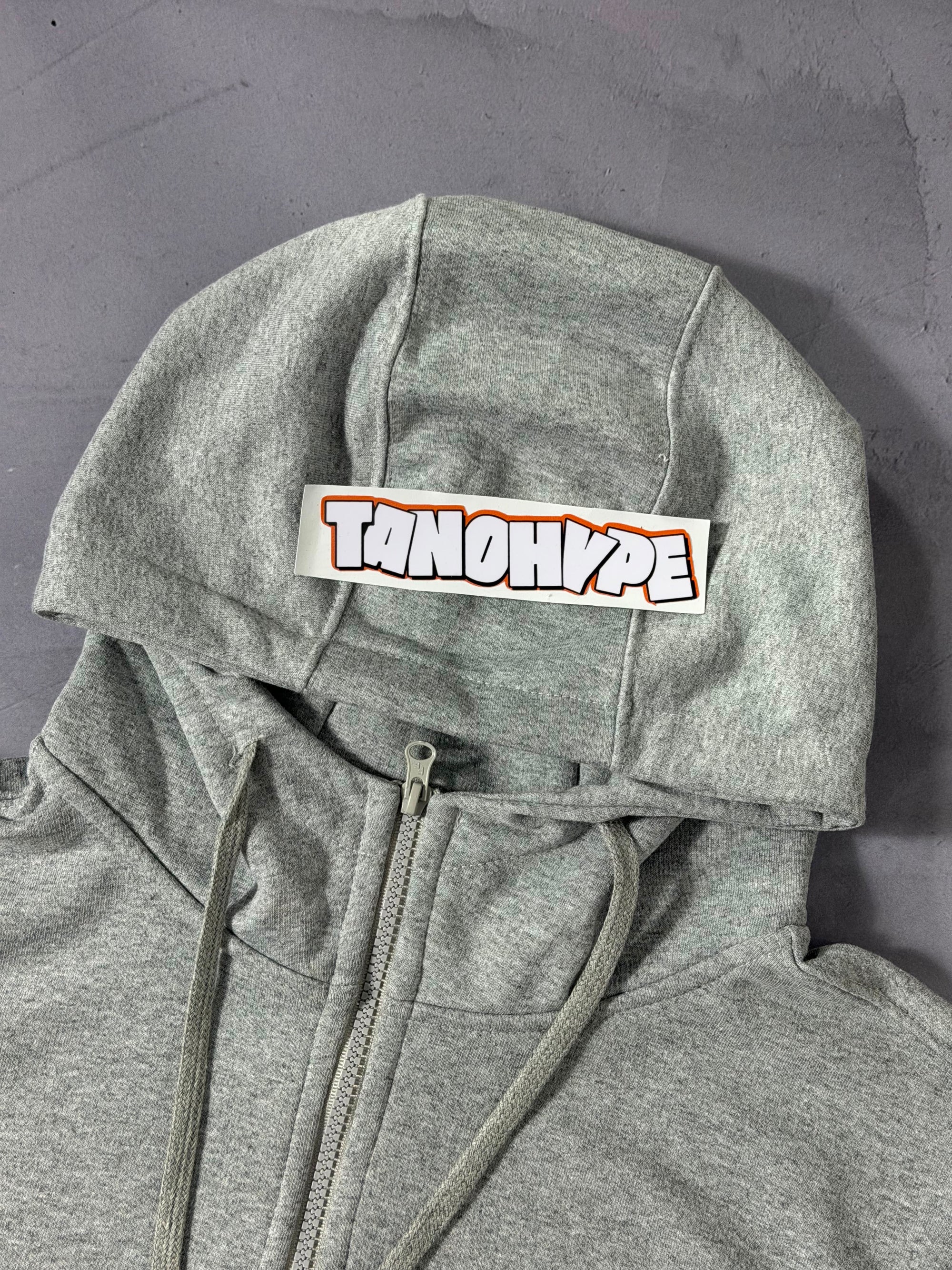 Moletom Nike Club C/Zíper - Cinza