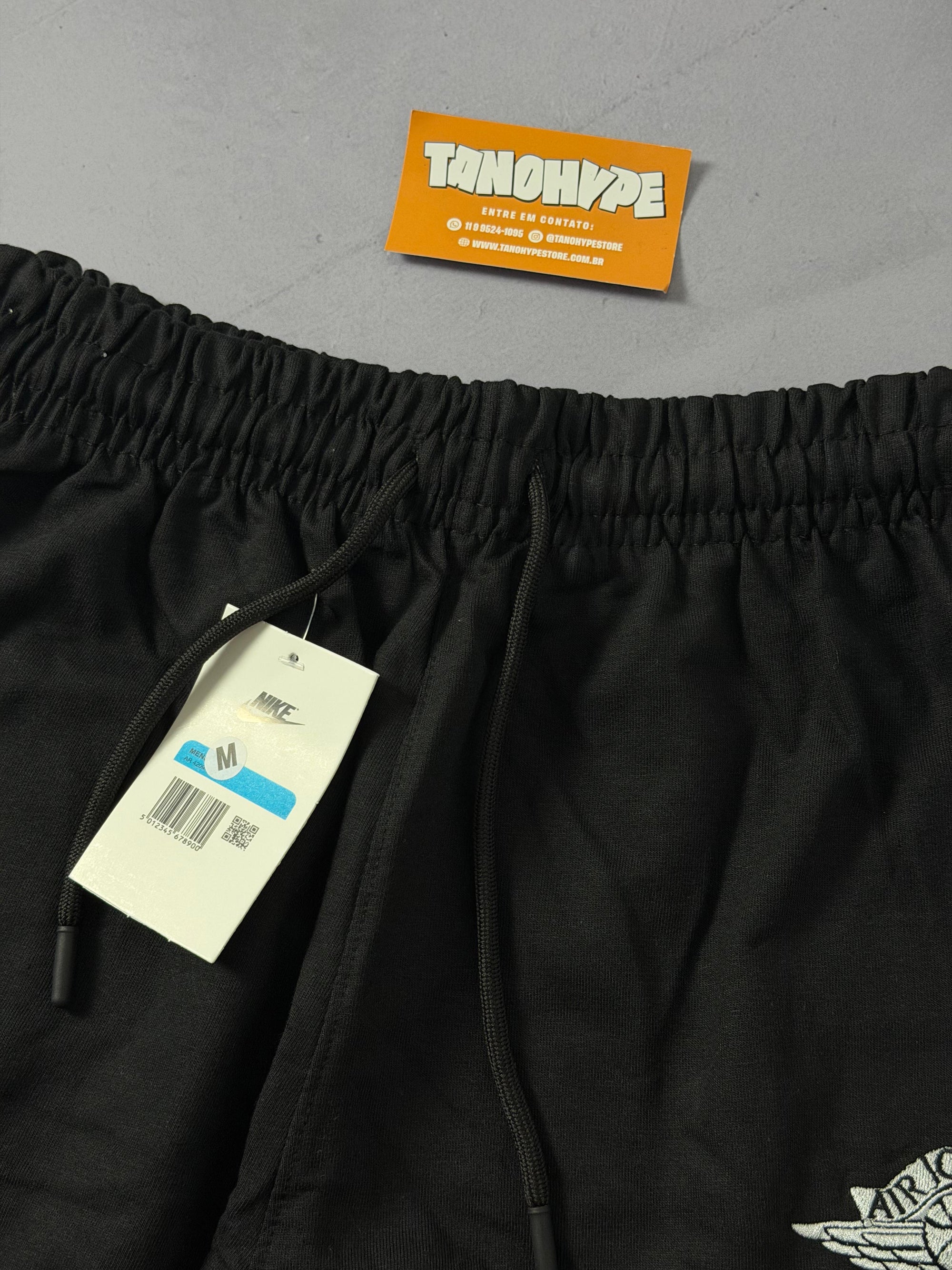 Shorts Moletom Air Jordan - Preto