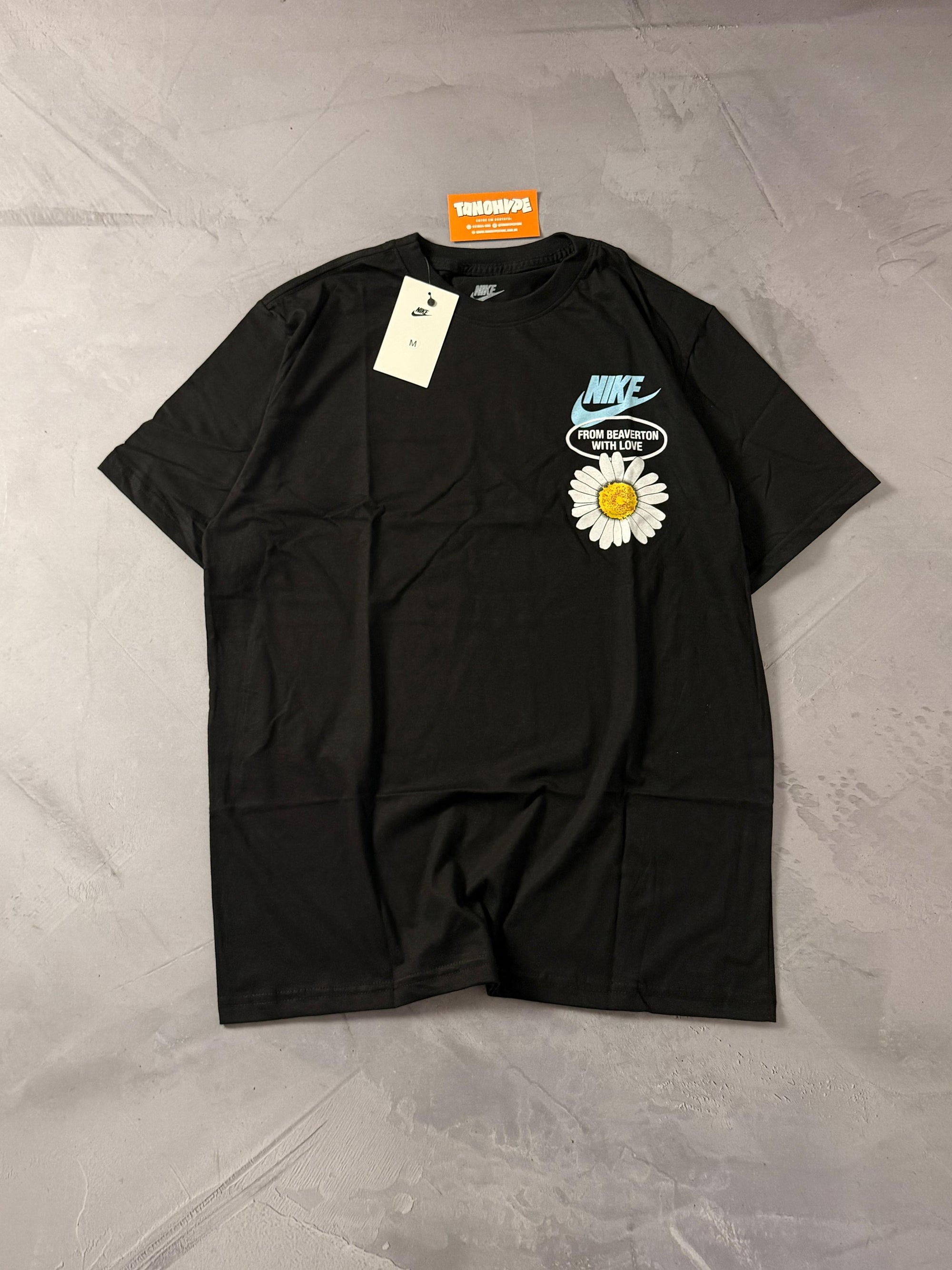 Camiseta Nike Day Flowers - Preto