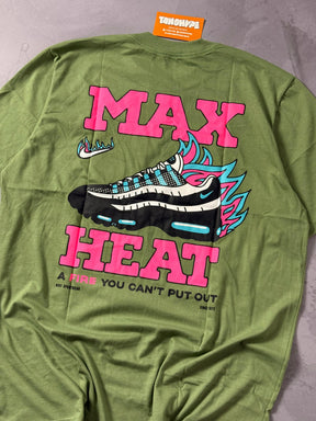 Camiseta Nike Max Heat - Verde