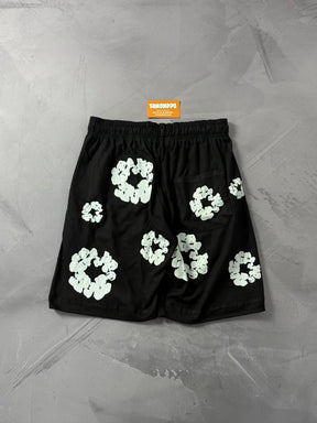 Shorts Moletom Denim Tears - Preto