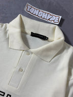 Polo Tommy Hilfiger Letreiro - OffWhite