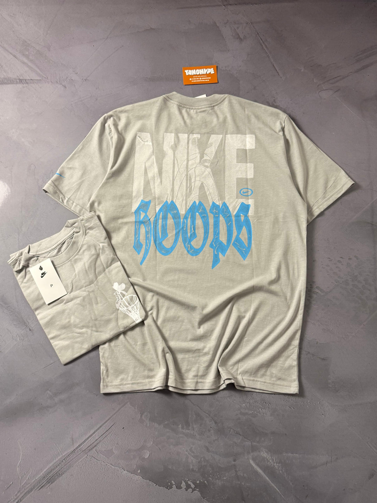 Camiseta Nike Hoops - Cinza