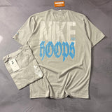 Camiseta Nike Hoops - Cinza