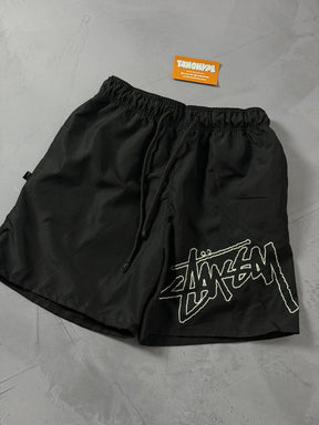 Shorts Tactel Nike Stussy Vazado - Preto