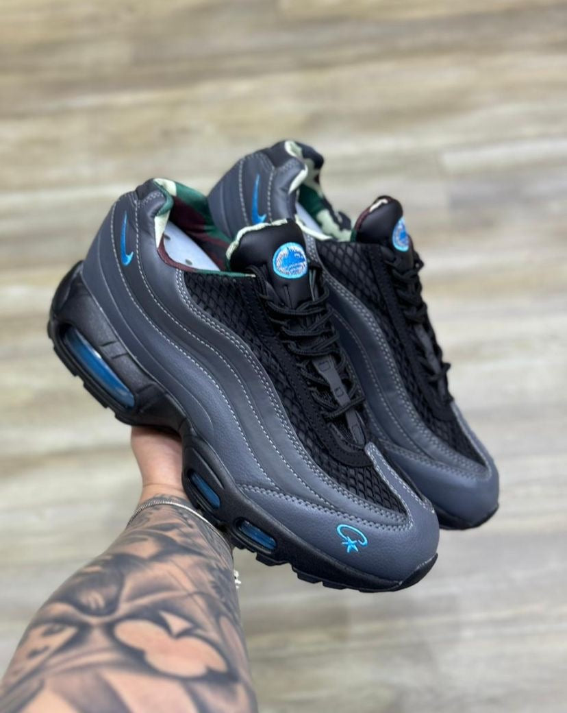 Tênis Nike Air Max 95 Corteiz - Cinza e Azul