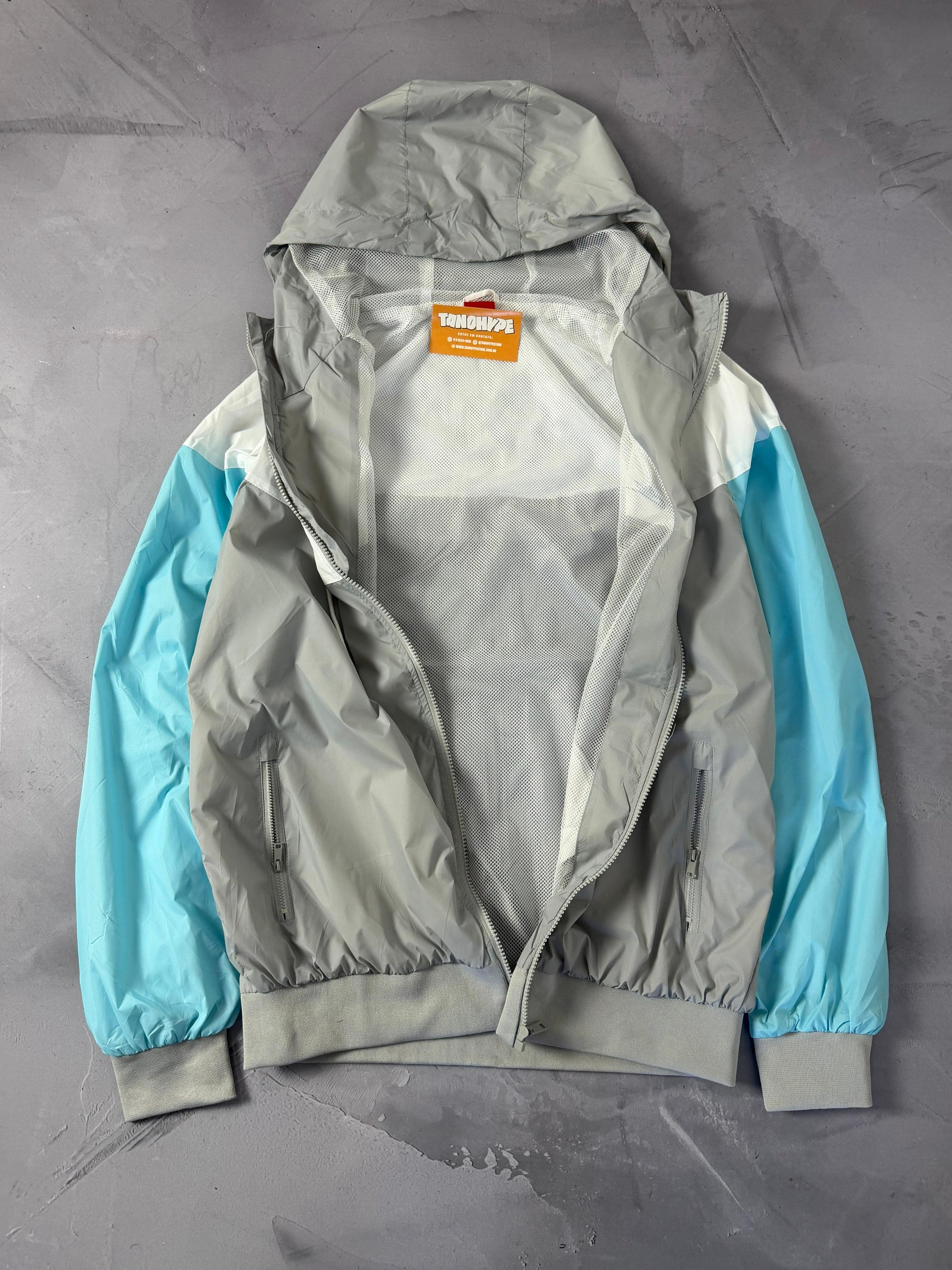 Corta Vento Nike Windrunner - Azul/Cinza