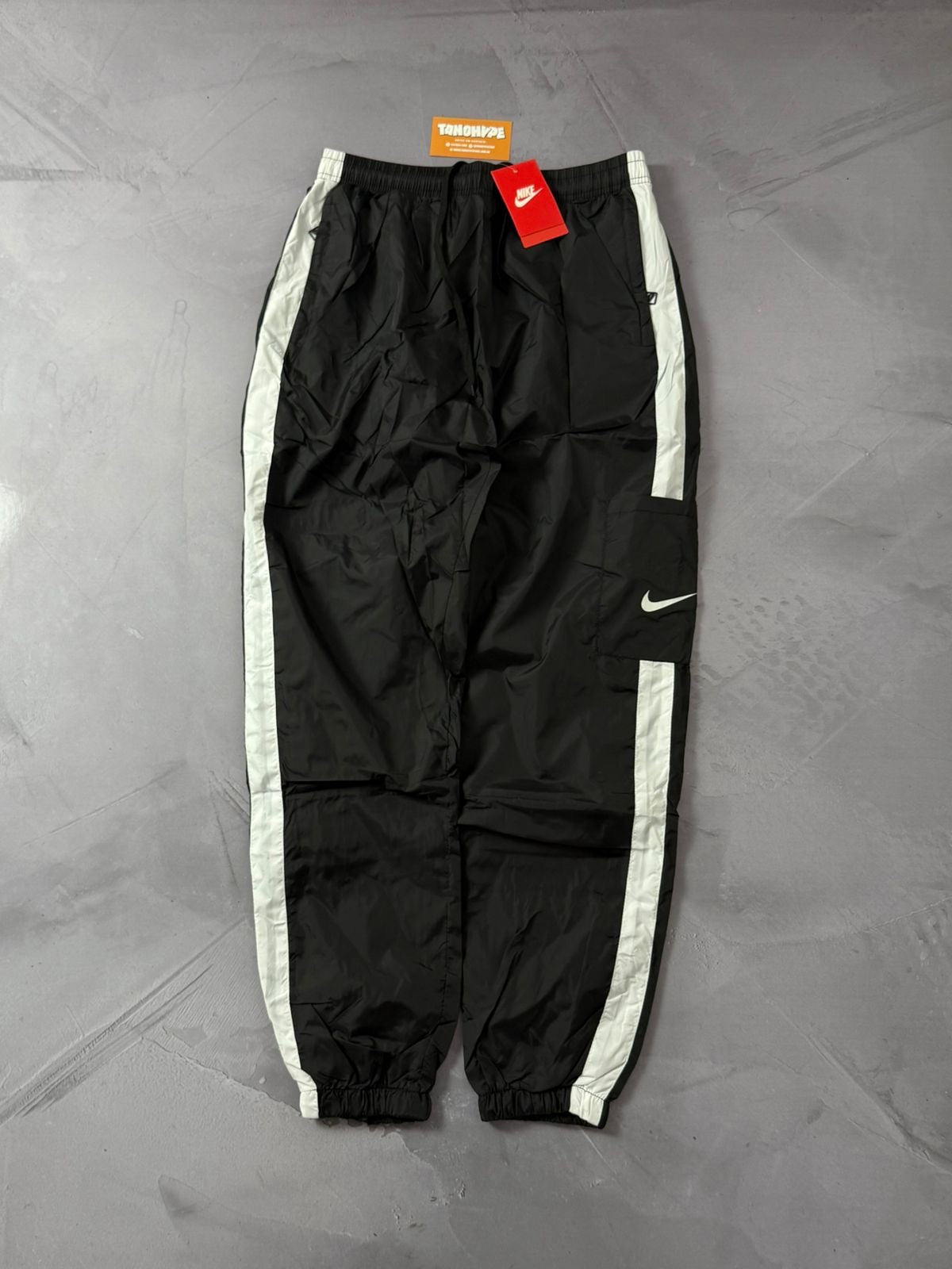 Calça Nike Faixa Tactel - Preto