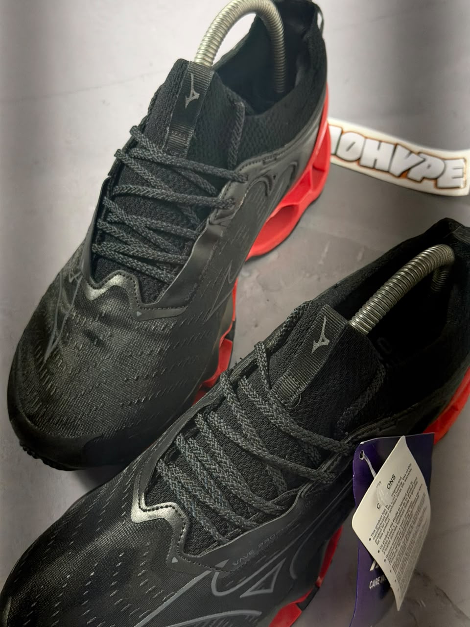 Tênis Mizuno Wave Prophecy 14 - Preto Vermelho