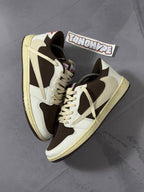 Tênis Nike Air Jordan Low 1 x Travis - Reverse Mocha