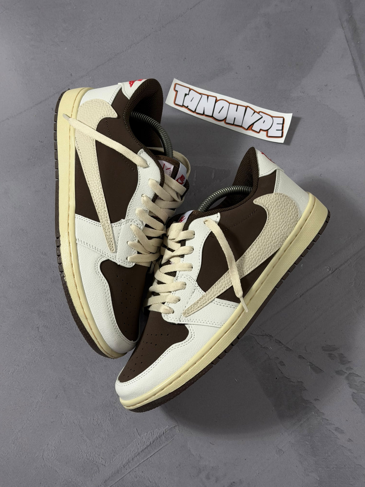 Tênis Nike Air Jordan Low 1 x Travis - Reverse Mocha