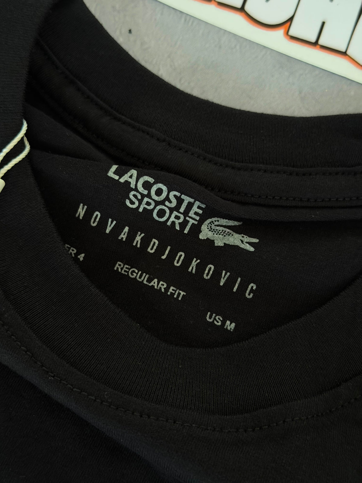 Camiseta Lacoste x Djokovic 02 - Preto