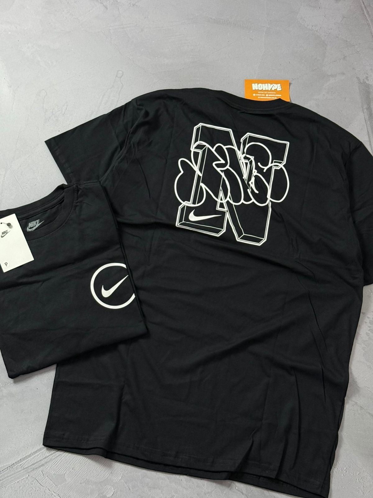 Camiseta Nike Circle - Preto