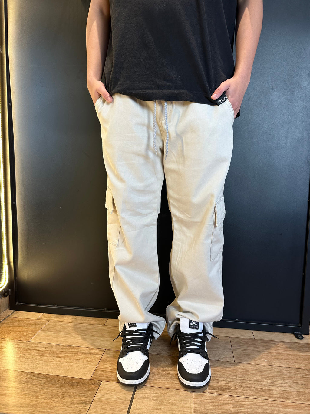Calça Cargo Reta - Areia