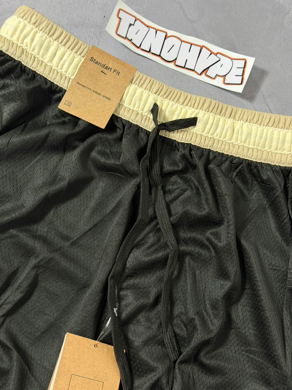Shorts Jordan Diamond Dri Fit - Preto e Creme