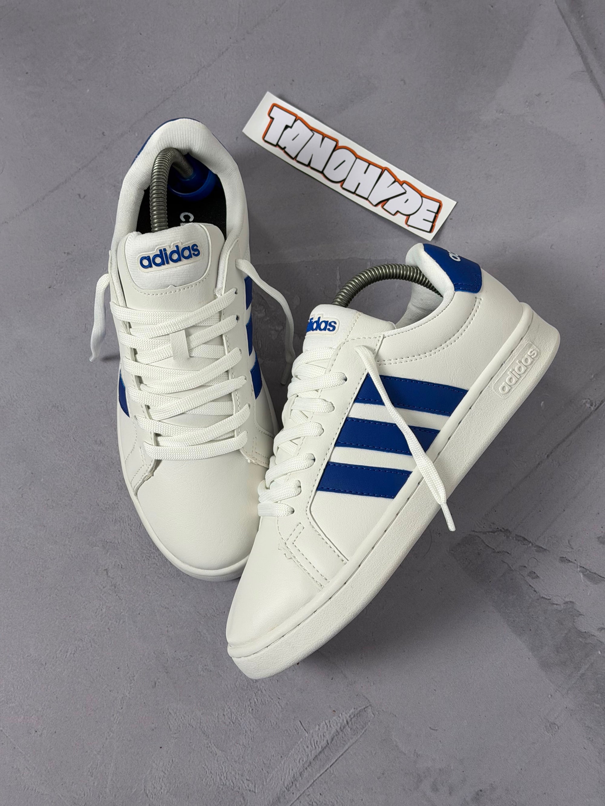 Tênis Adidas Grande Court - Branco/Azul