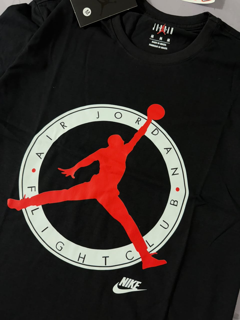 Camiseta Jordan Flight Club - Preto