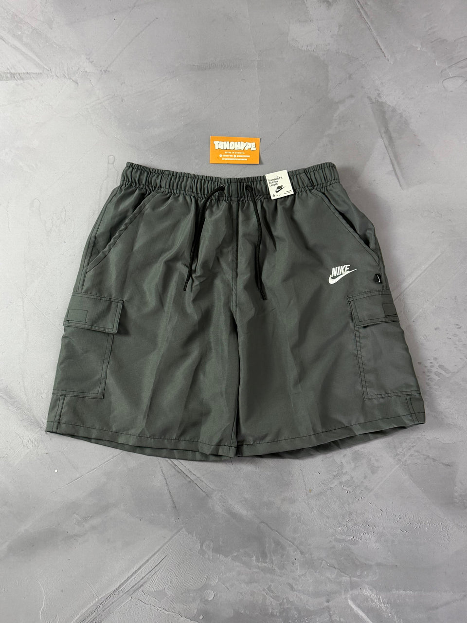 Shorts Ripstop Cargo Nike - Cinza