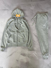 Conjunto Juvenil Moletom  + Calça Nike Club - Cinza