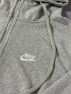 Moletom Nike Club C/Zíper - Cinza