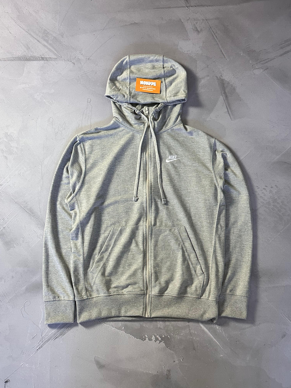Moletom Nike Club C/Zíper 2025 - Cinza