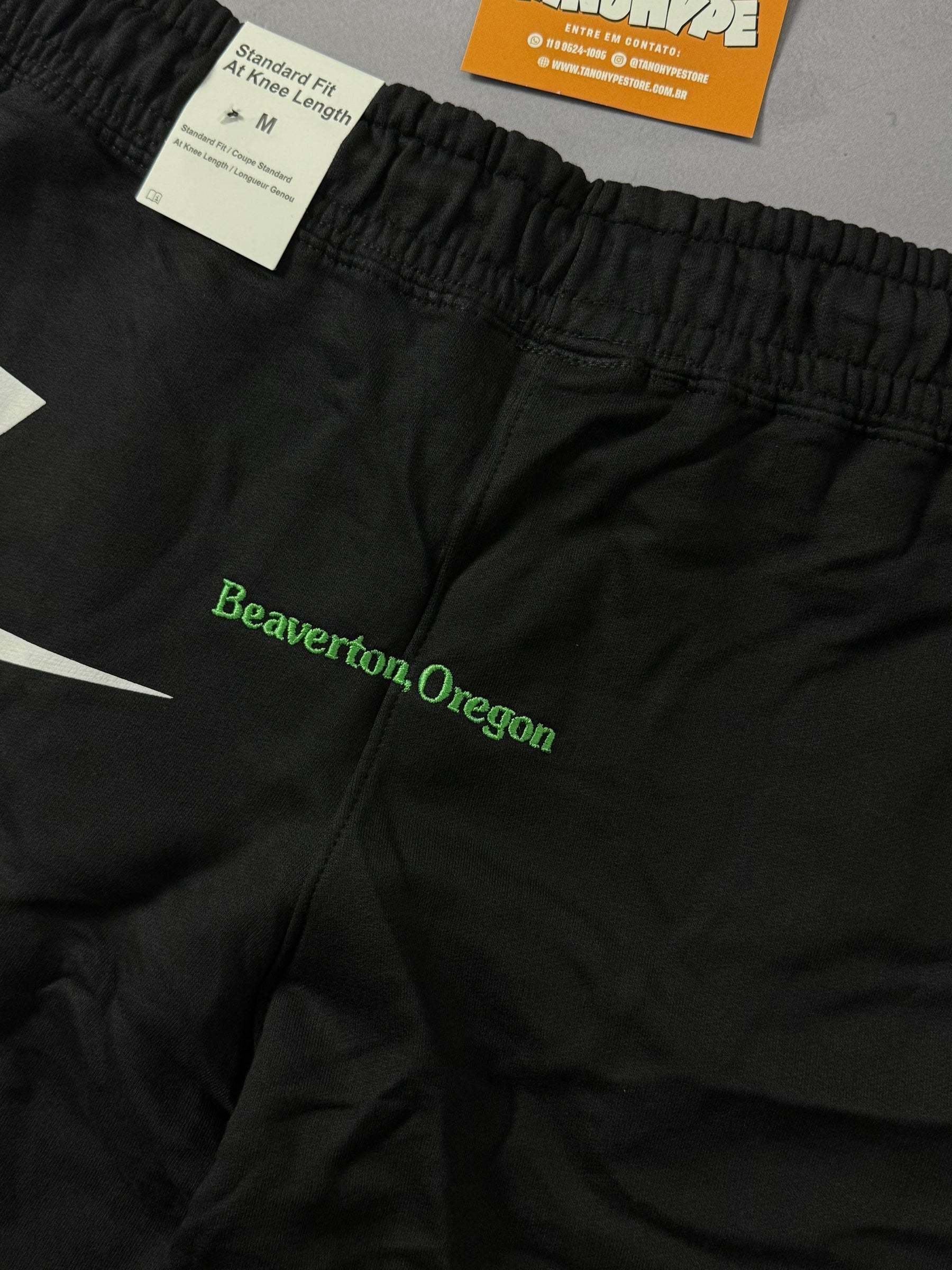 Shorts Moletom Nike World Tour - Preto
