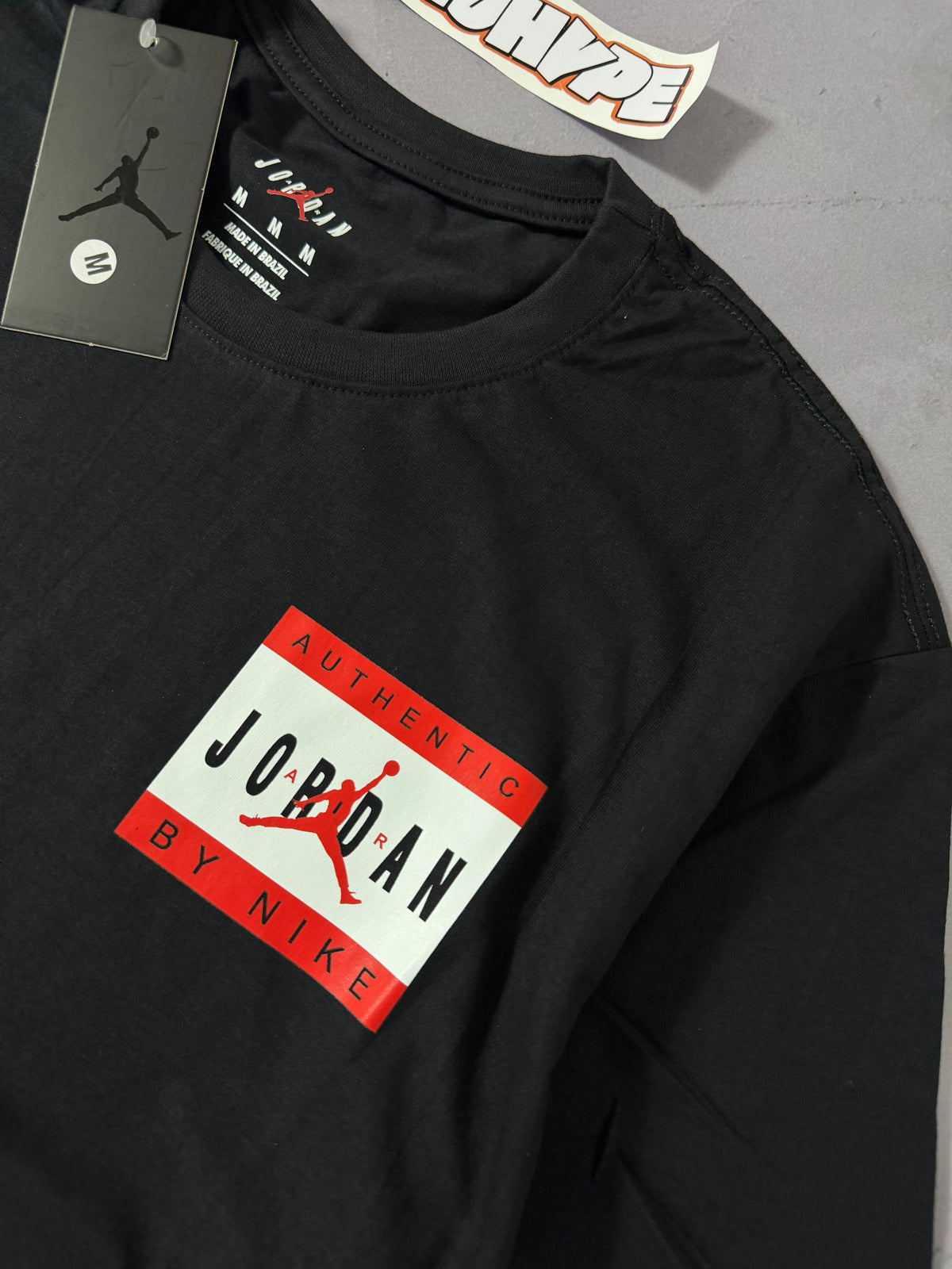 Camiseta Jordan Authentic - Preto