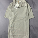 Polo Zara Texturizada - Cinza