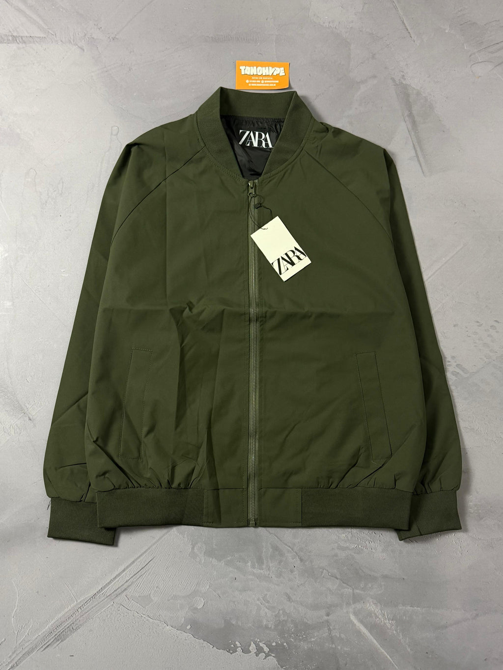 Jaqueta Zara Verde Militar