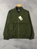 Jaqueta Zara Verde Militar