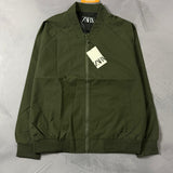 Jaqueta Zara Verde Militar
