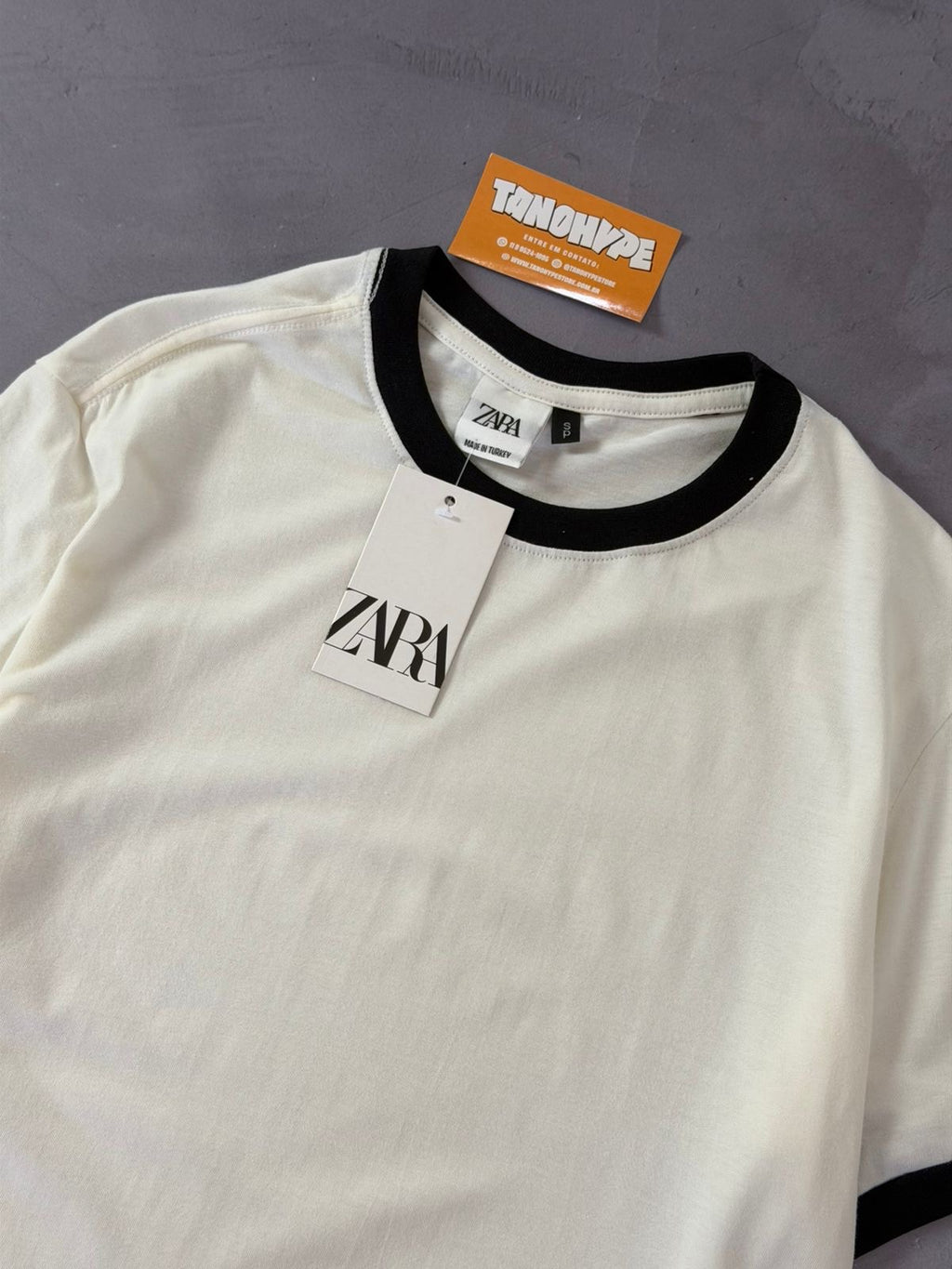 Camiseta Zara - Off White