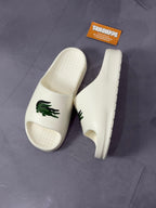 Chinelo Slide Lacoste - OffWhite