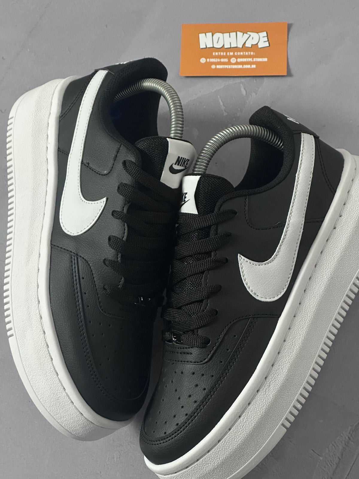 Tênis Nike Court Vision Alta - Preto