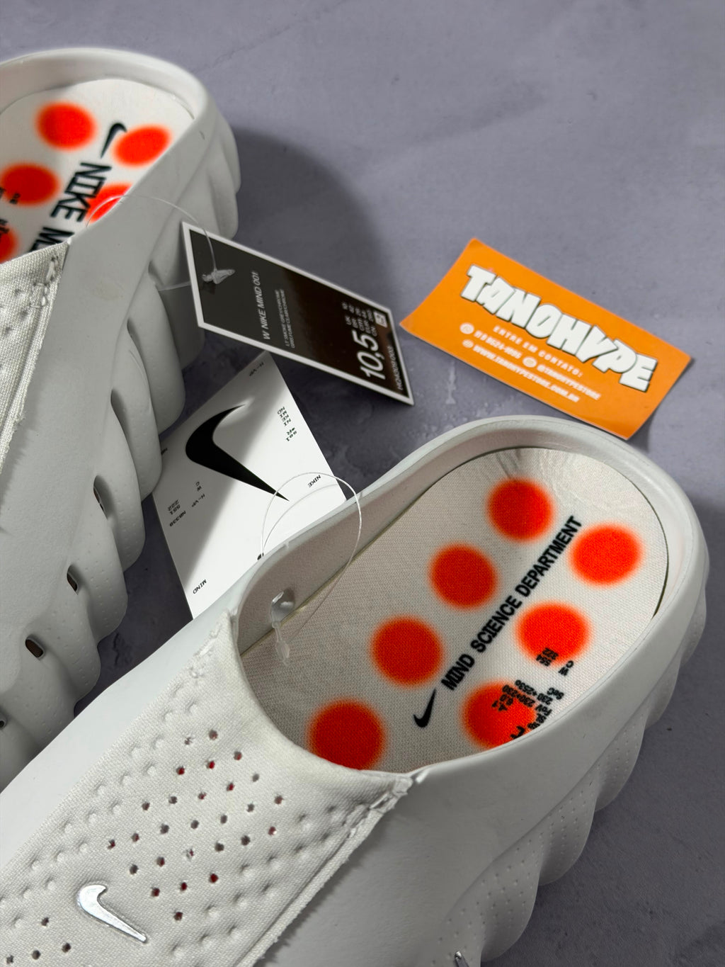 Chinelo Slide Nike Mind 001 - Cinza
