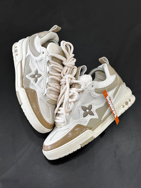Tênis Louis Vuitton Skate - Bege White