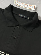 Polo Tommy Hilfiger Letreiro - Preto