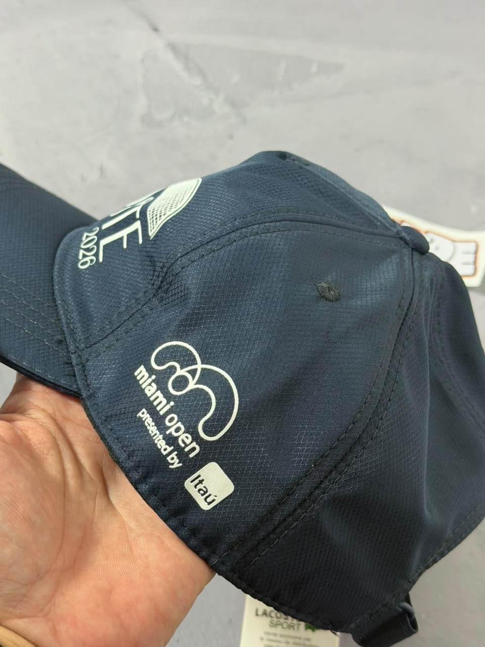 Boné Lacoste Miami Open 2026 - Azul Marinho