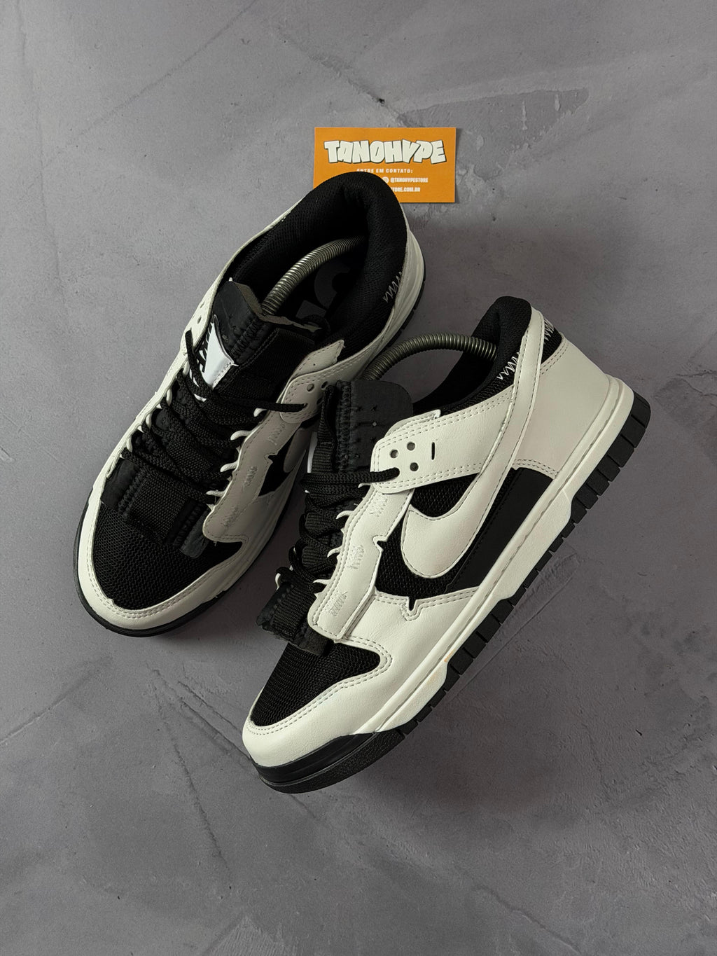 Tênis Nike Dunk Jumbo - Black White